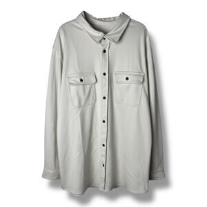 Men's Big & Tall Comfort Soft Shirt - Goodfellow & Co™ - Cream - 3XLT